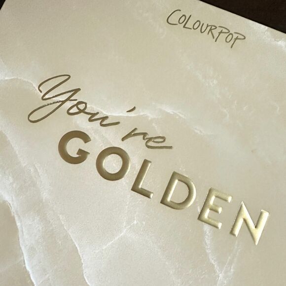 ColourPop You’re Golden 30 pan Eyeshadow Palette New in Box - Picture 9 of 10